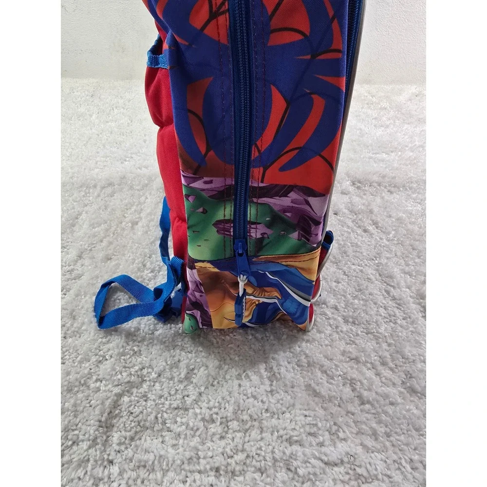 Marvel Heroes Backpack Red Spider-Man Iron Man Hulk Comic Book School Bag
